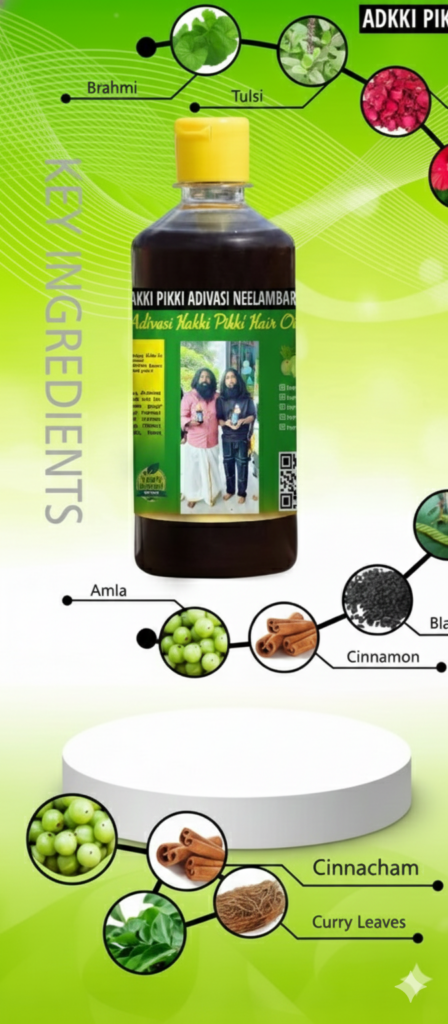 herbal hair oil without parabens and mineral oil