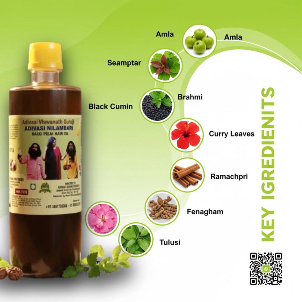 adivasi hakki pikki hair oil for hair fall